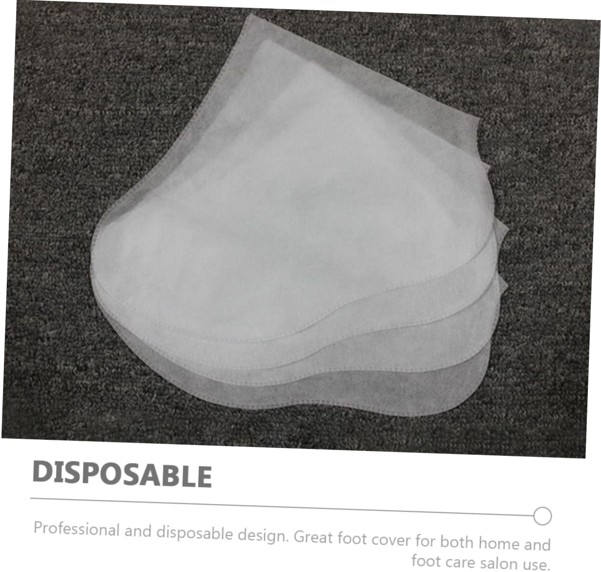 Baluue 125pairs Disposable Foot Covers for Foot Care Moisturizing Socks for Home Travel and Spa Use Comfortable Fit for Pedicure and Relaxation