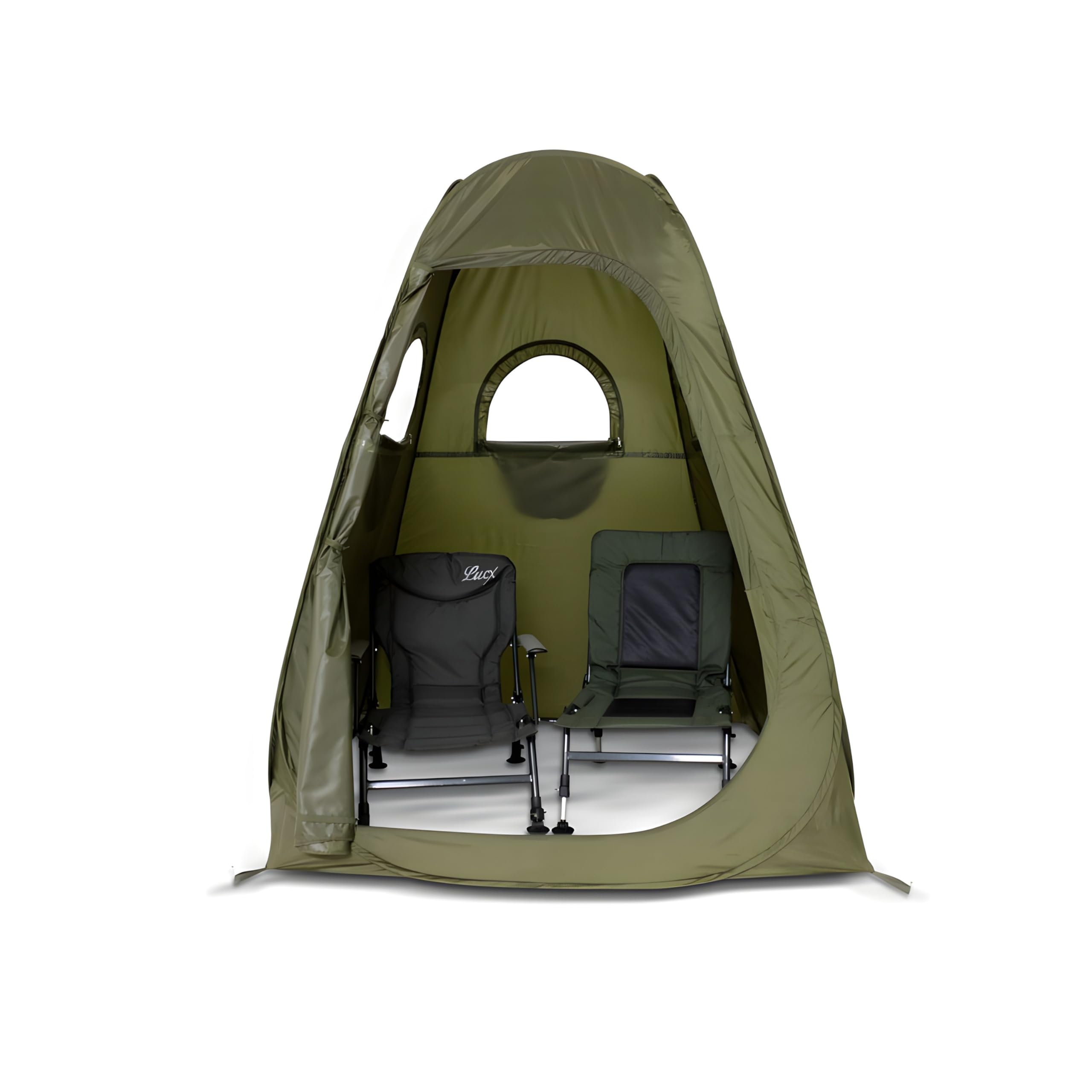 Lucx Pop-Up Angelzelt & Jagdzelt - Sekundenzelt für 1-2 Personen, wasserdicht (5.000 mm), 200x150x150 cm, inkl. Tragetasche & Heringen