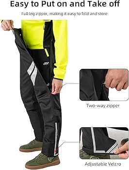Amazon.com: ROCKBROS Winter Motorcycle Pants with Armor Motorcycle