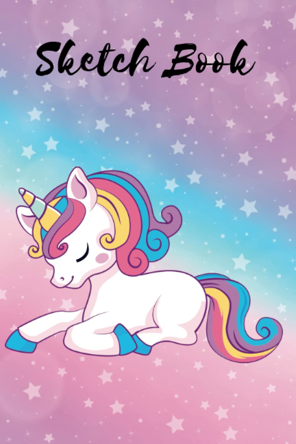 Mini Sketchbook Unicorn: For Ideas, Drawing & Doodles & More, Mini-Sketch Pad (6 x 9 inches), Cute Unicorn - [Professional Binding]