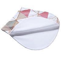 Vista 3 de Juego de 4 paños para eructos para bebé, curvados, absorbentes y suaves, valiosos