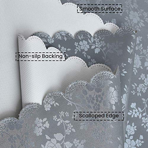 Image of Romanstile Waterproof Vinyl Tablecloth Round, 60 x 60 Inch, Rose Grey