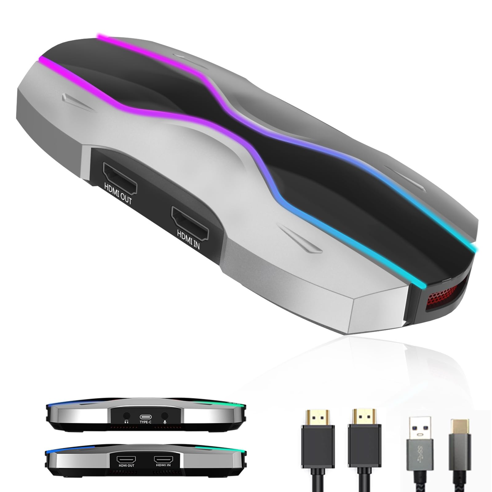 Amazon.co.jp: HDMI キャプチャーボード 4k 120Hz USB3.1 パススルー