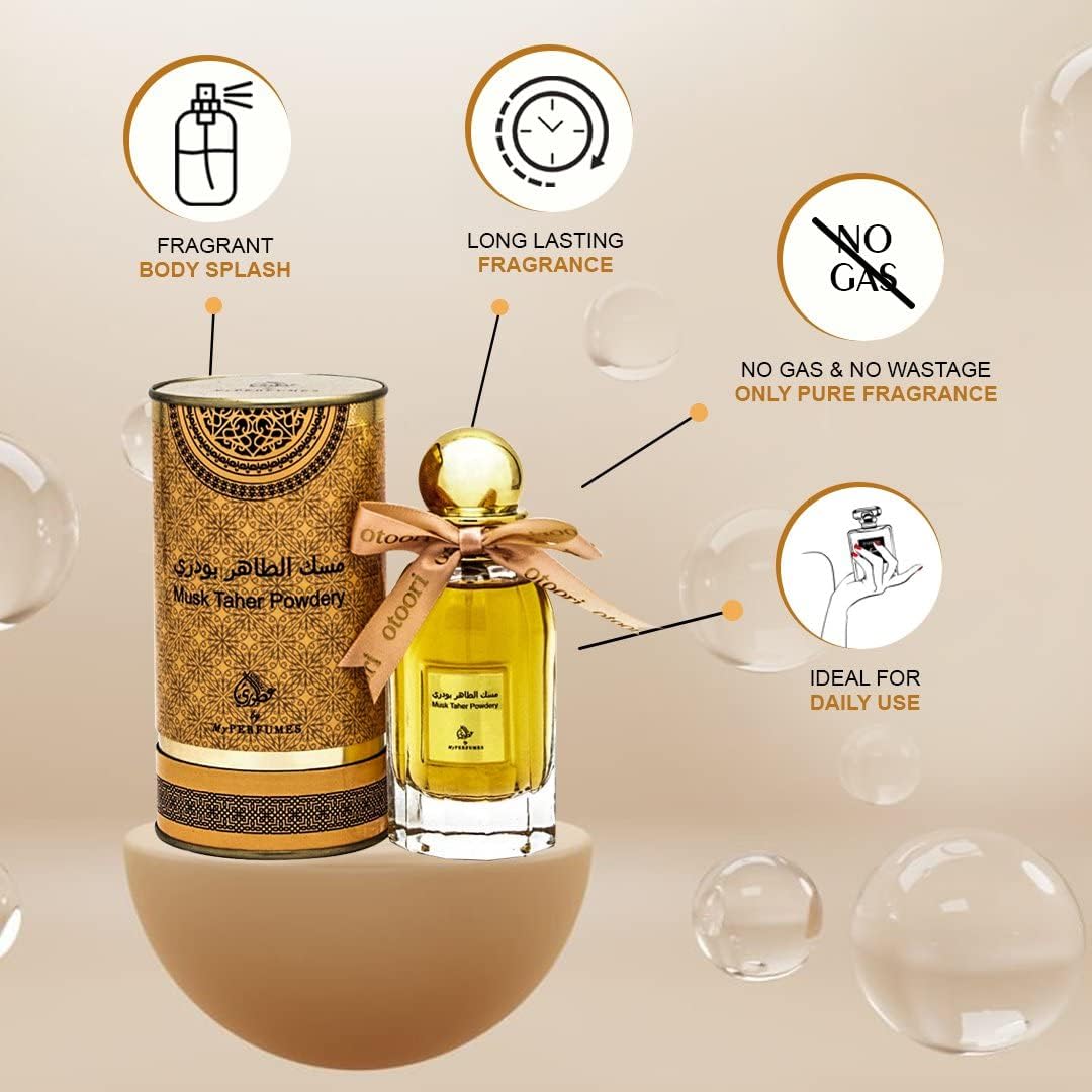 - Otoori Musk Taher Powdery Eau De Parfum For Men and Women 80ml