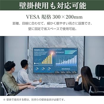 Amazon.co.jp: Aston 4Kモニター 65インチ 液晶モニター HDMI