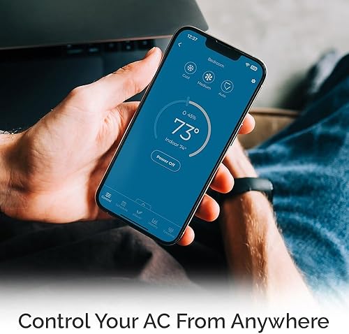 Vista 4 de Breez Lite Controlador inteligente de CA para mini-Split, ventanas y aire acondicionado portátiles y bombas de calor Aplicación gratuita, sin