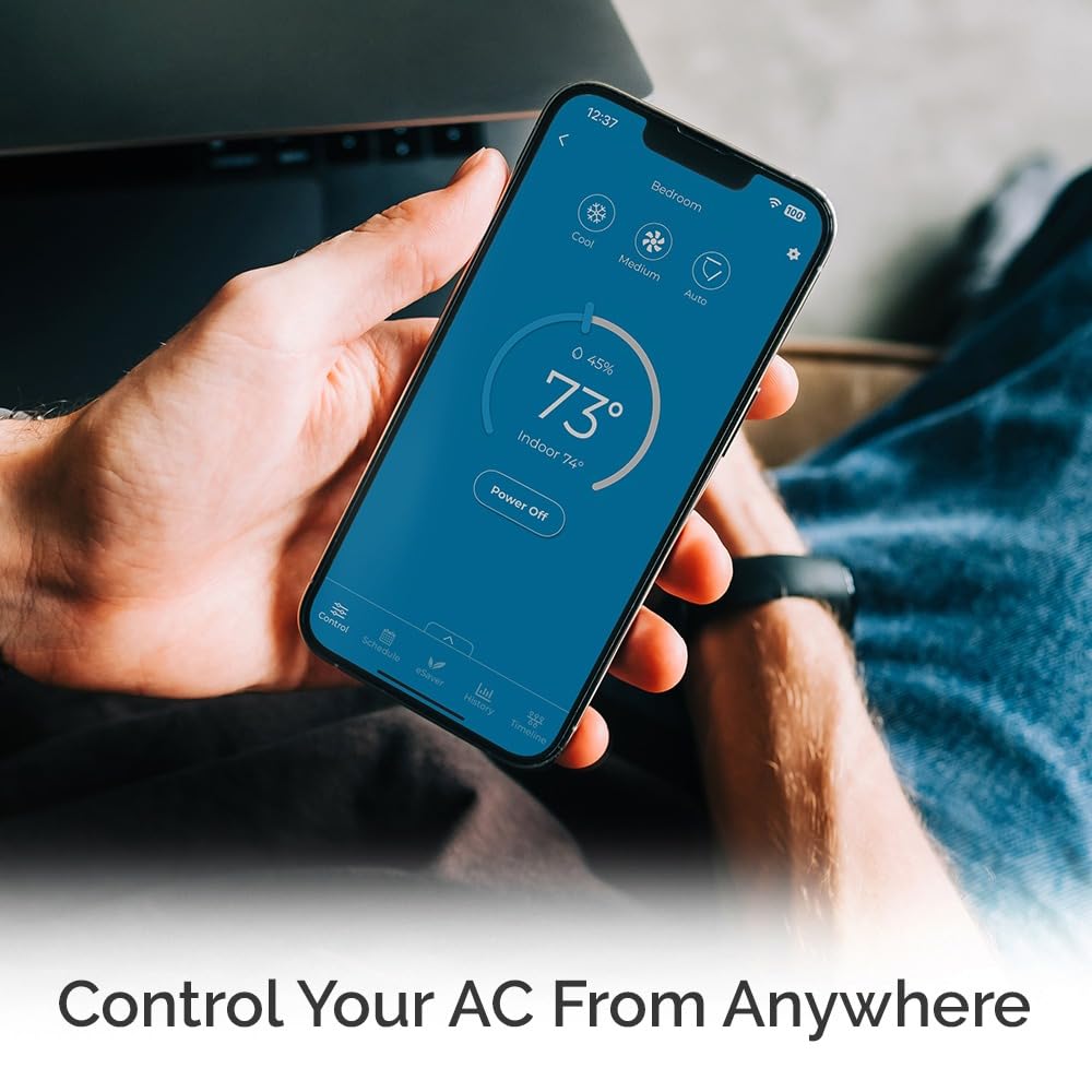 Breez Lite | Smart AC Controller for Mini Split, Windows & Portable Air Conditioners & Heat Pumps | Free App, No Subscriptions | Alexa, Google, Siri Shortcuts, SmartThings, 4