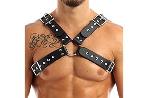 Men's Punk Faux Leather Harness Gay Body Belt