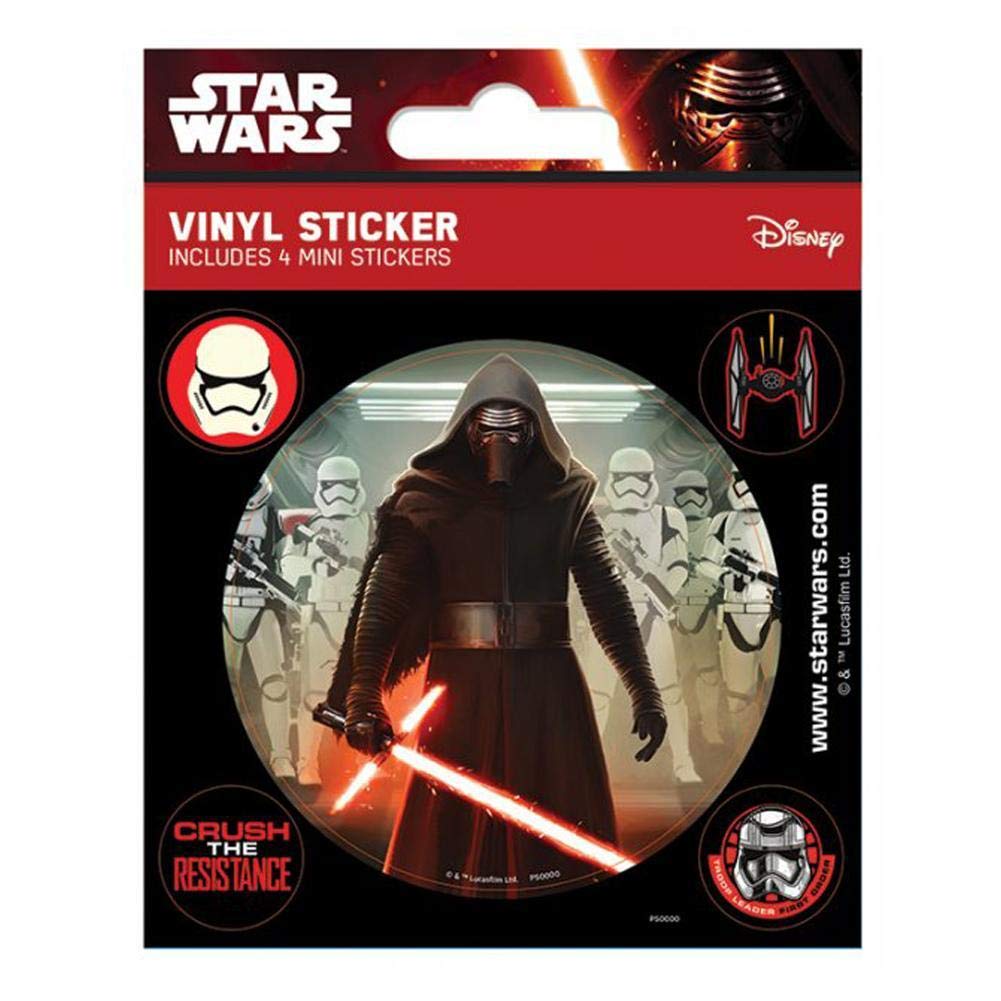 Pyramid International Star Wars Episode VII (Kylo Ren) Vinyl Stickers, Paper, Multi-Colour, 10 x 12.5 cm