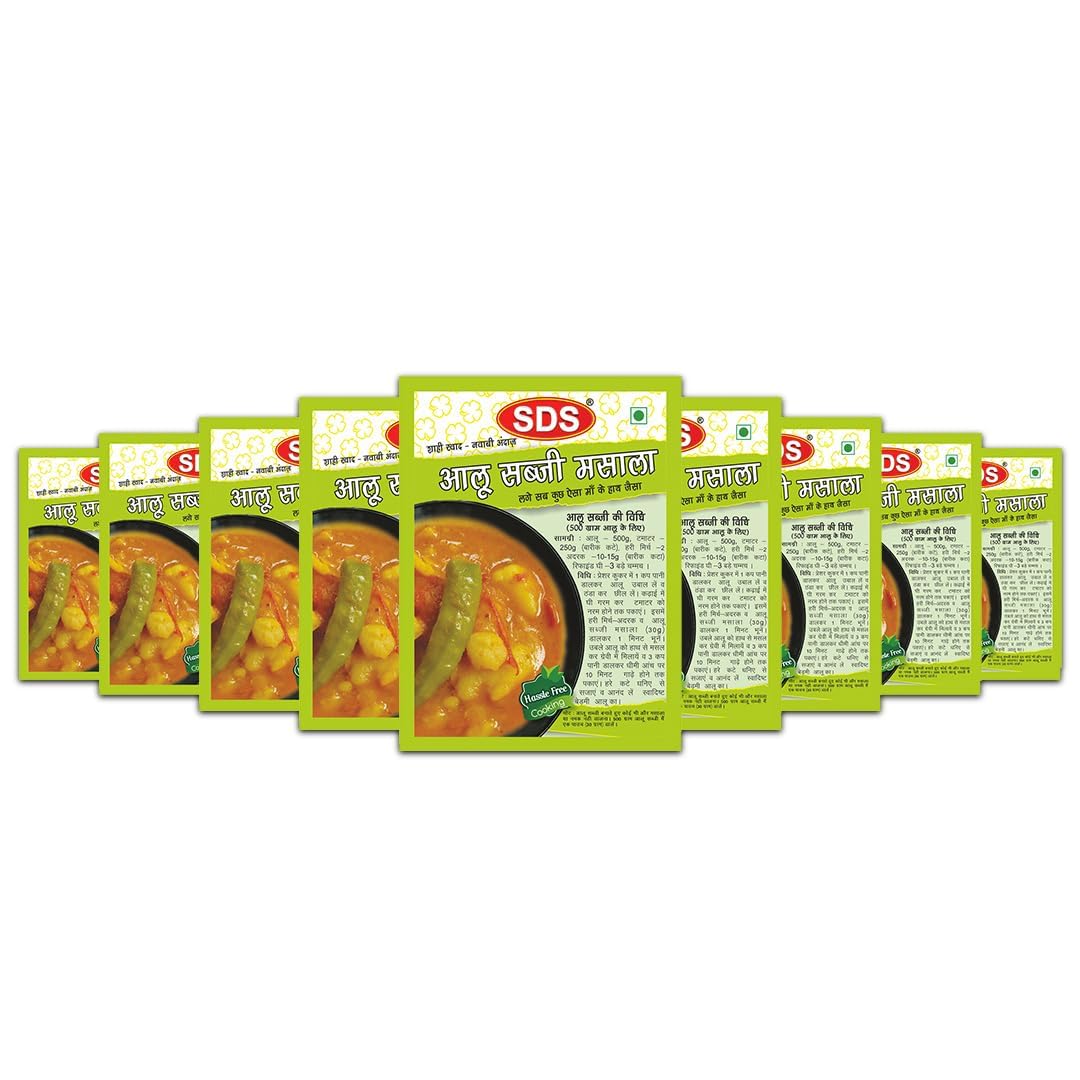 SDS Aloo Sabzi Masala 60gm -Pack of 9 (B0C864RGF7) Amazon Price History, Amazon Price Tracker
