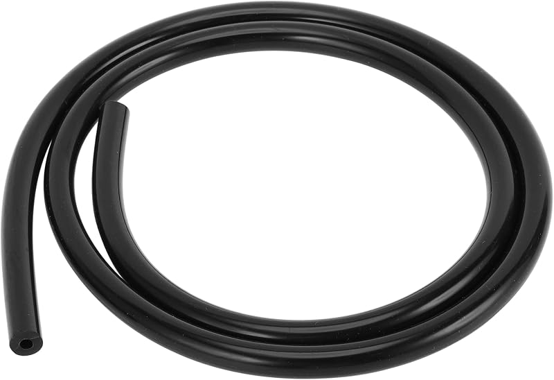 Mangueira de vácuo automotiva de silicone RATCHROLL preta 4 mm x 10 mm – 1 unidade