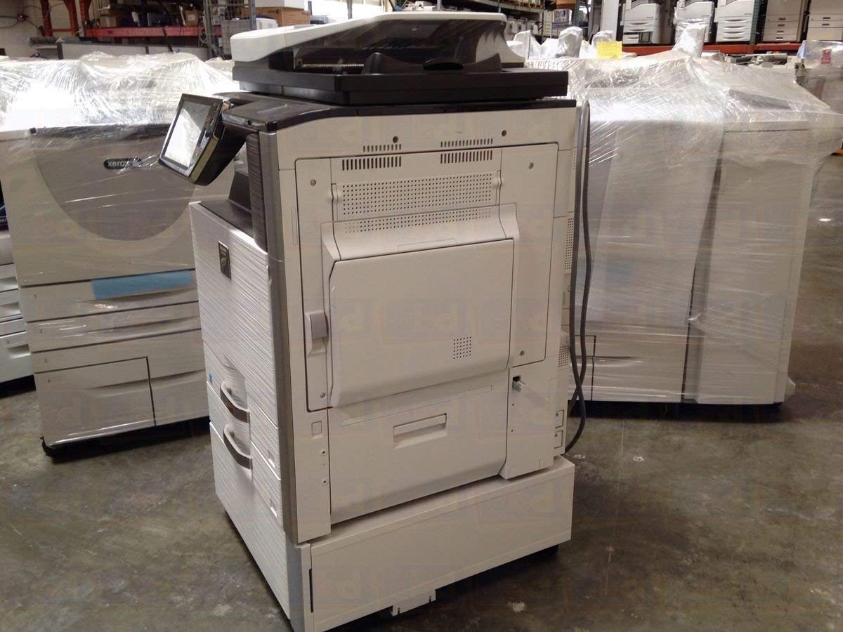 Sharp MX-4110N Tabloid-size Color Laser Multifunction Copier - 41 PPM, Copy, Print, Network Print/Scan, RSPF, Duplex, 2 Trays and Cabinet (Certified Refurbished)