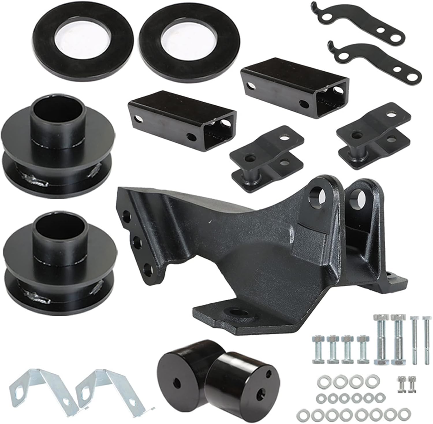 labwork 2.5inch Front Leveling Kit with Track Bar Bracket Replacement for F250 F350 F450 4WD 2011-2020