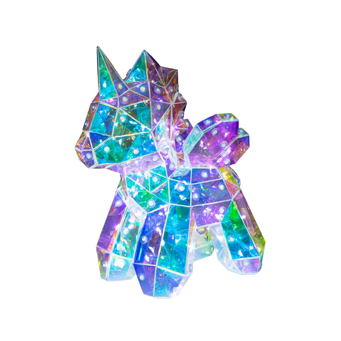 Global Gizmos 20Cm Iridescent Unicorn Light from B&Q