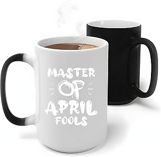 April Fools Day Gift for Friends Brother Sister Humor for Master of April Fools 11oz 15oz Color Changing Mug