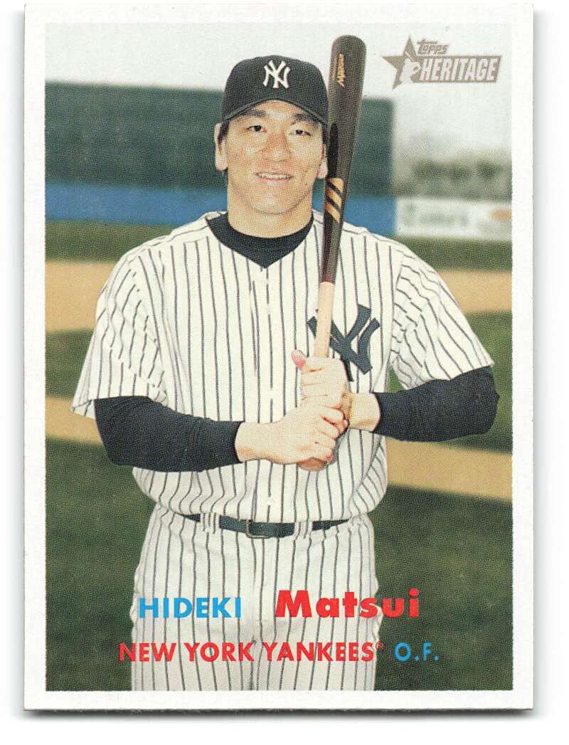 2006 Topps Heritage #56 Hideki Matsui NM-MT New York Yankees Baseball MLB