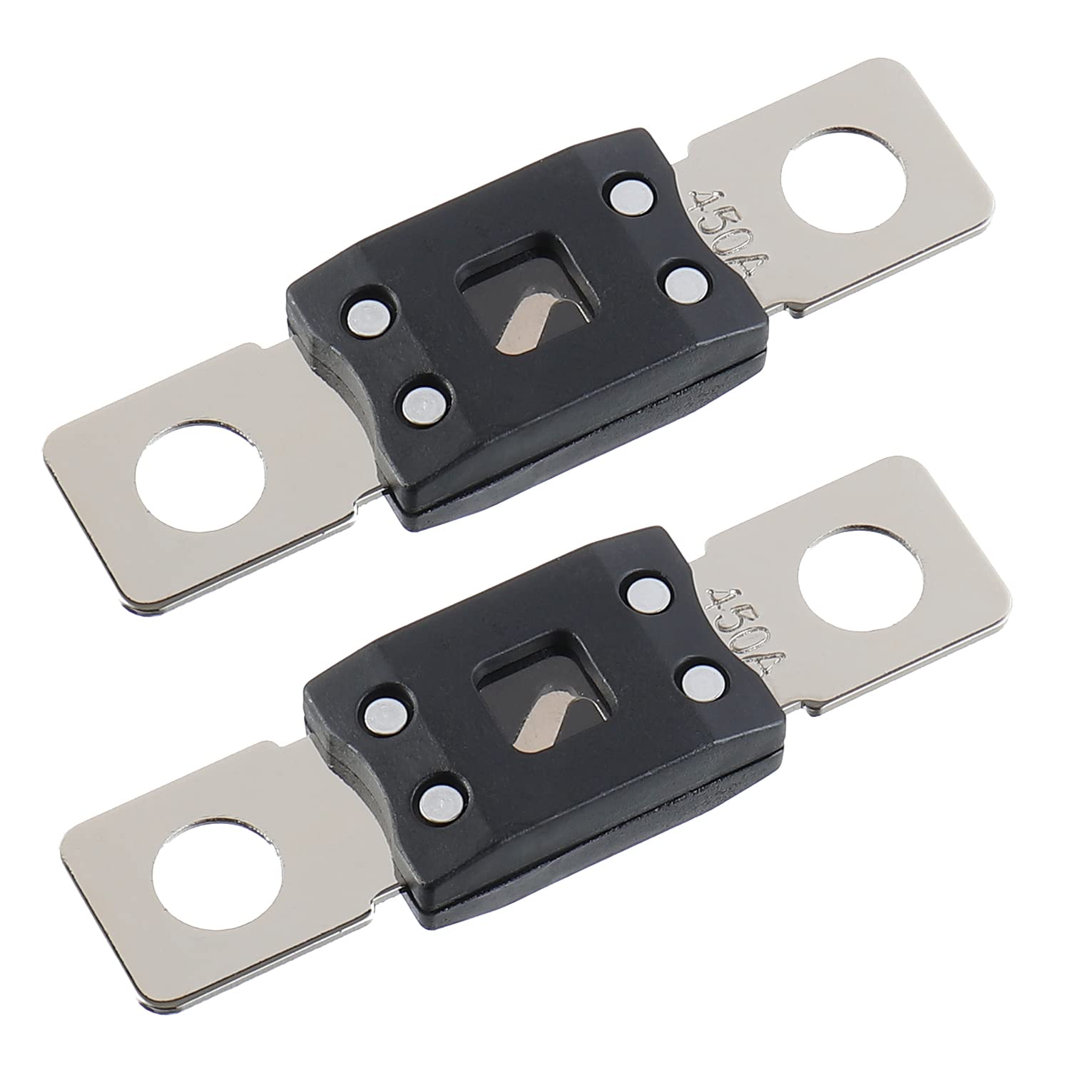 SIGANDG 450A MEGA High Current Fuse - 450 Amp Bolt-on Fuse for Cars, Trucks, Construction Vehicles, Buses, Caravans (2 Pcs)