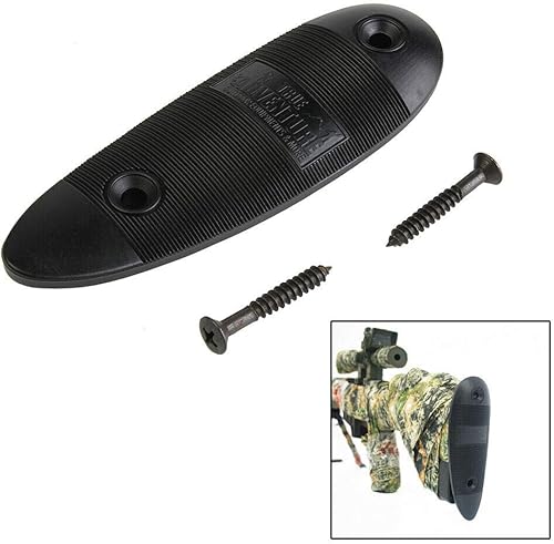 Almohadilla de retroceso de pistola Rifle Escopeta antideslizante acanalada antideslizante Almohadilla de retroceso de plástico