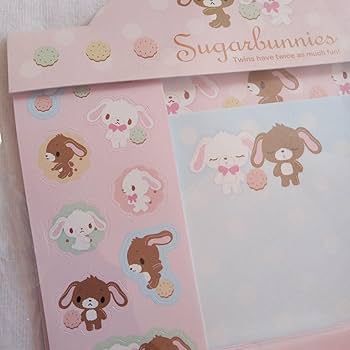 Amazon.co.jp: 可愛い? シュガーバニーズ レターセット? : おもちゃ