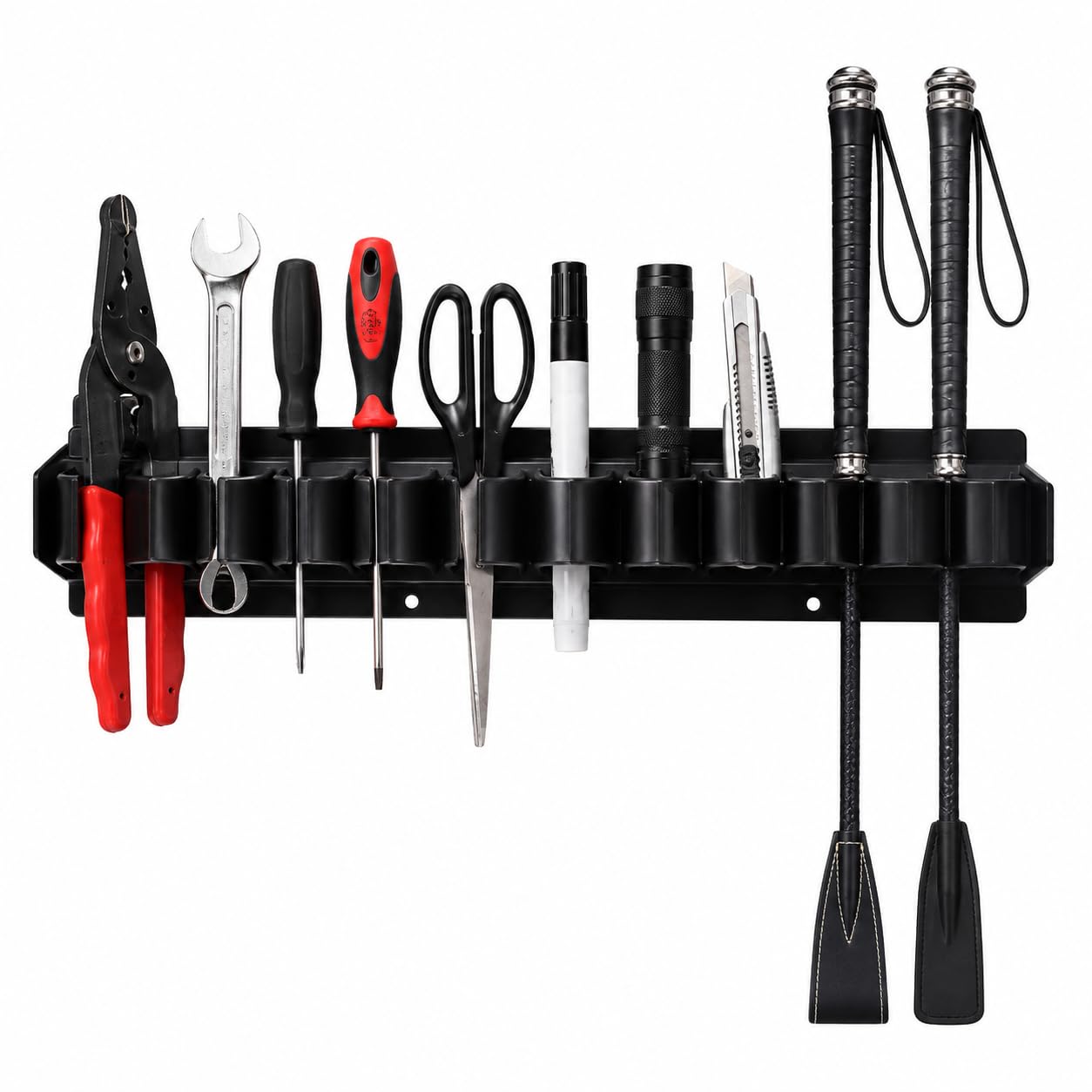 GEZICHTA Horse Whip Crop Holder Rack Wall Mounted for Horse Stables Durable Storage Organizer Crop Holder Whip Rack