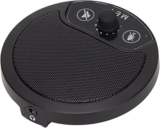 FOLOSAFENAR USB Microphone, Condenser Microphone One Key Mute Function USB Recording Microphone Plug And Play for Games for Video Conferences for Laptops for PC