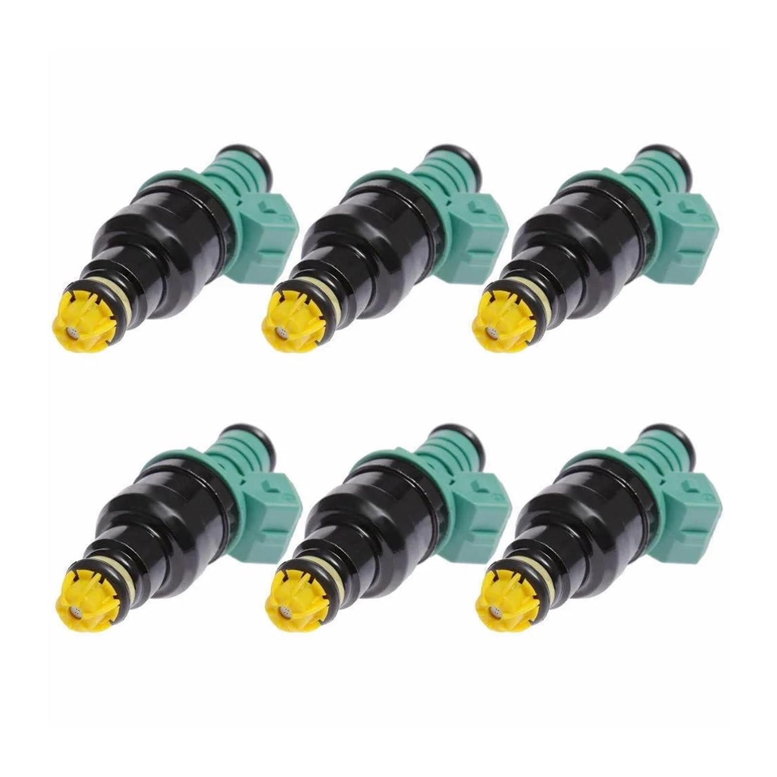 Inyectores Combustible 6 Uds para 323i 325i 525i M3 Flujo Combinado 2.5L 3.0L Inyectores De Combustible 0280150415 FJ292 Boquilla Inyección
