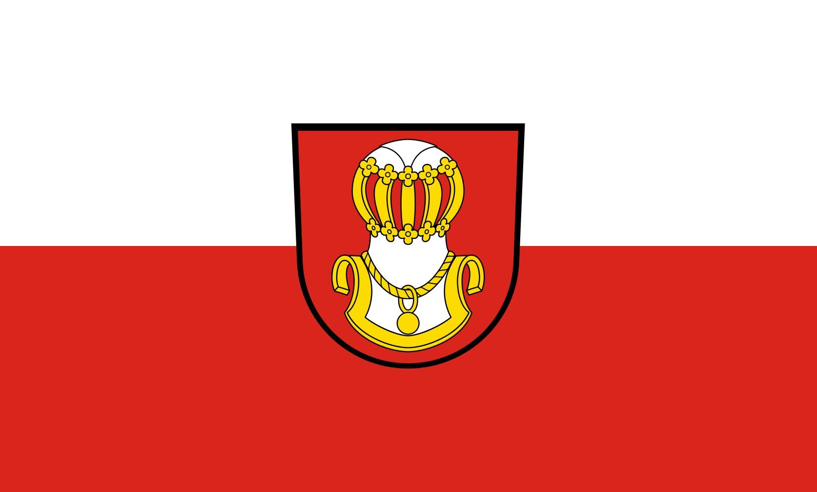 Drapeau Helmstadt-Bargen grand format paysage 1.35m² pavillon extérieur