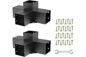 Woodworks Pergola Right Angle Corner Bracket for 4x4 Lumber Pergola