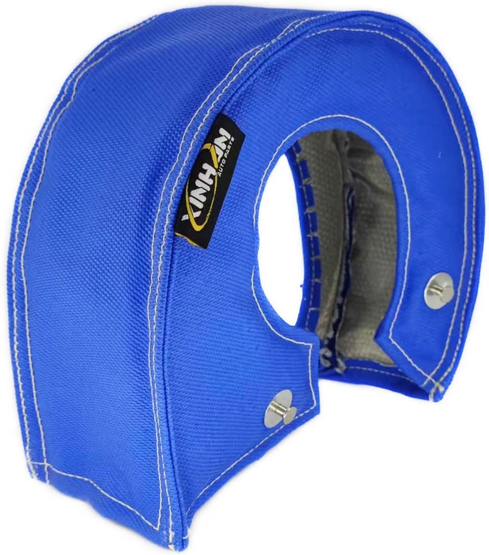 SWI Parts T6 Fiberglass Turbo Shield Turbo Blanket High Temperature (Blue)