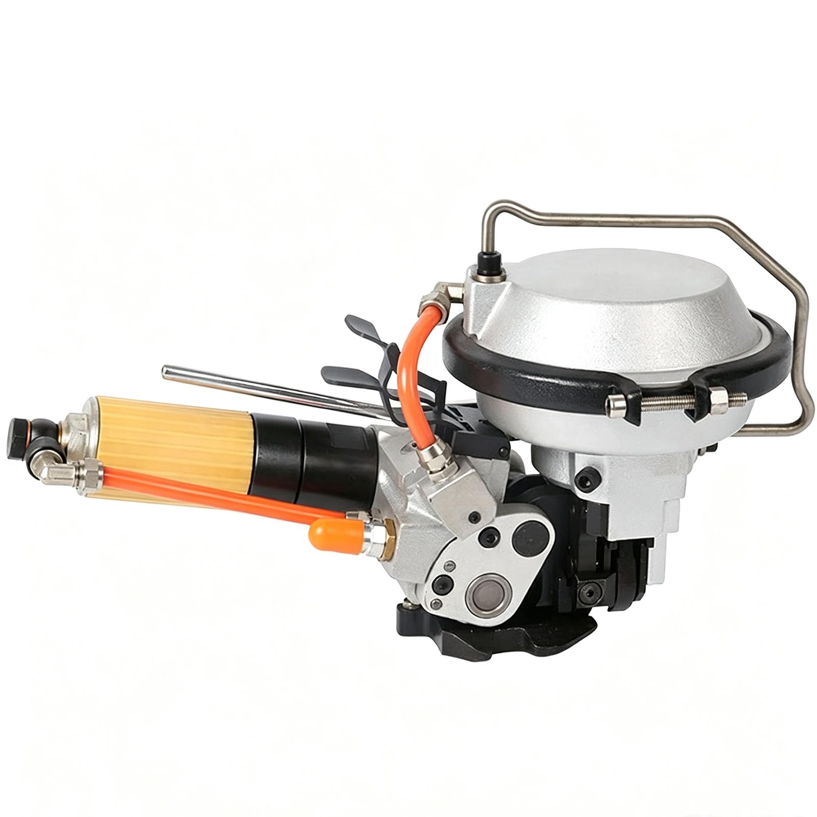 VILA SMO Handheld Semi-automatic Banding Tool, Pneumatic Strapping Machine For Steel Strip, Suitable For 0.6-0.75in Steel Straps, Ideal For Industrial Packaging And Securing 19mm