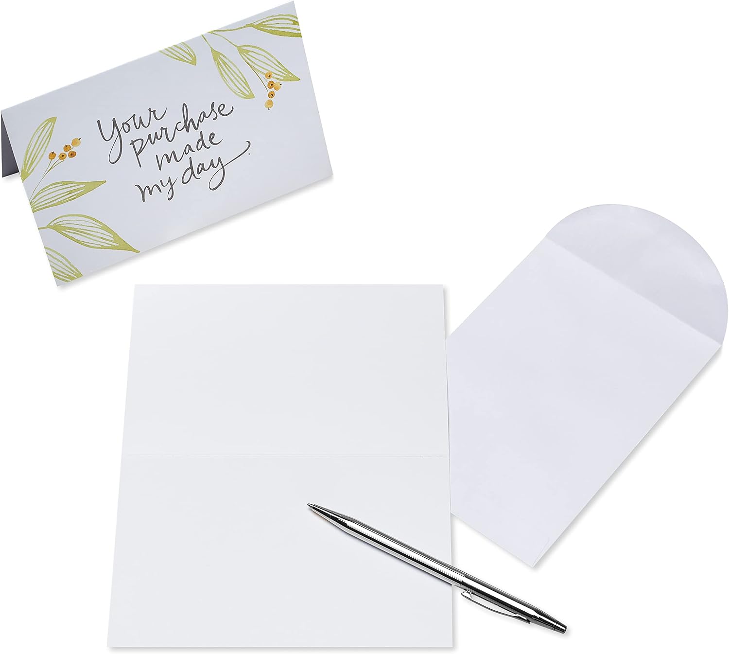 American Greetings Blank Thank You Cards with Envelopes, Kathy Davis Designs (48-Count)