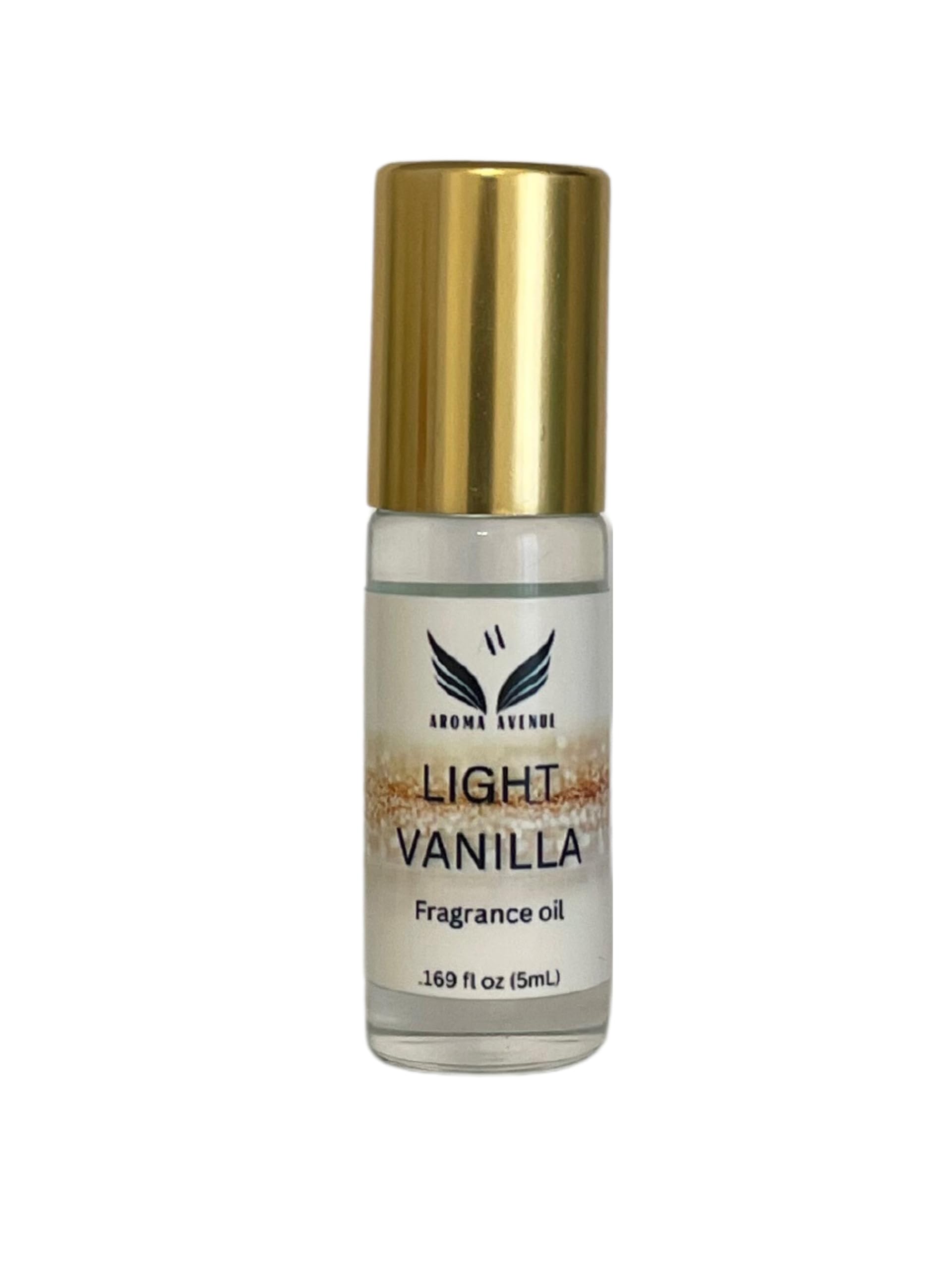 Light Vanilla 5ml Rollerball Perfume Oil Unique Perfume Bottle Light Vanilla Oil Perfume Scent Long-lasting Fragrance Travel Size-Perfect