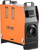 Vista 10 de VEVOR - Calentador de aire diésel de 8 kW todo en uno, DC12-24V, calentador de aire diésel de calentamiento rápido con control remoto y pantalla