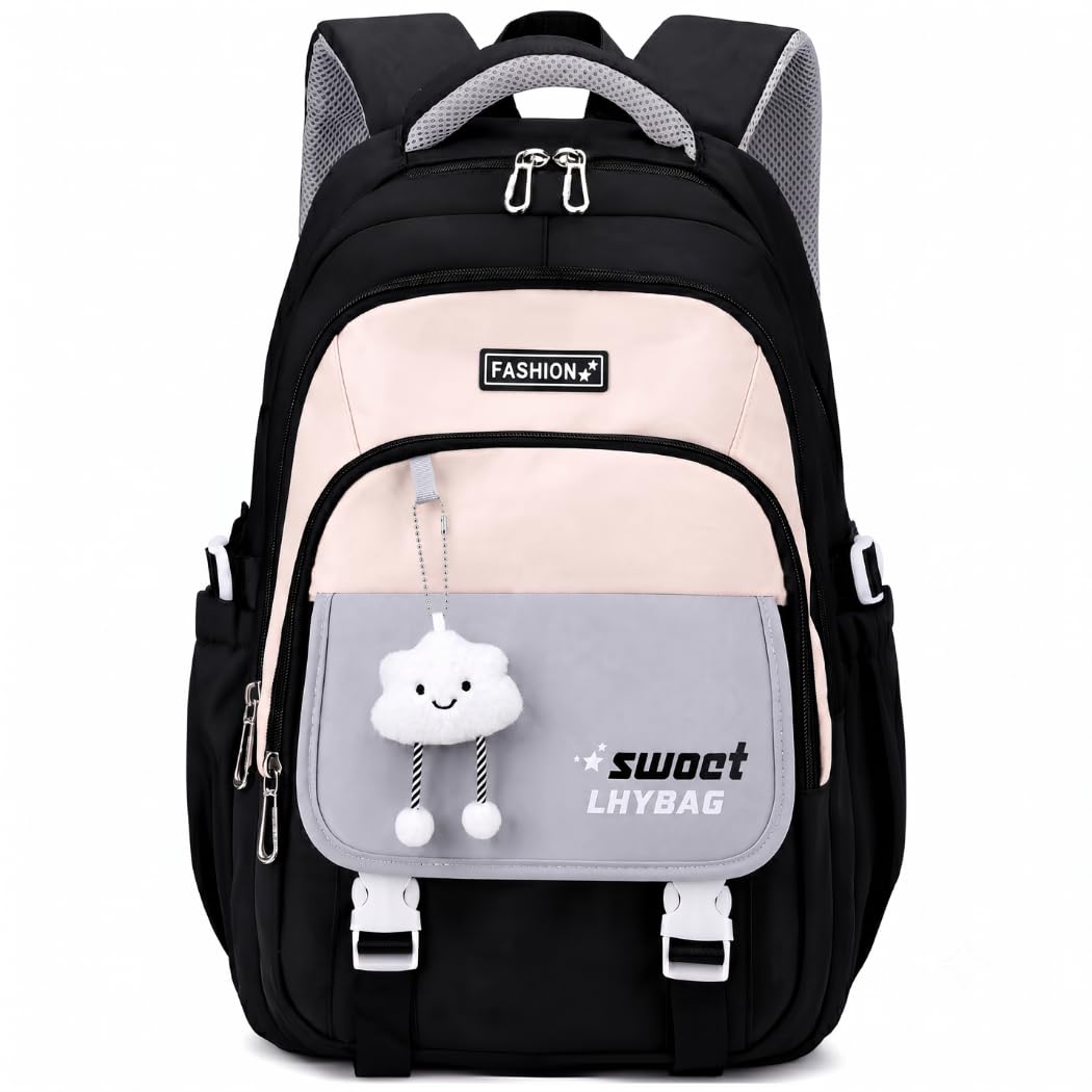 Backpack Bags for Girls, Boys & Women With Multi-pockets, Laptop Bag with Large Capacity Bookbags Waterproof for School, Tuition, College, Camping, Travel-picture-10