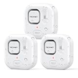 Water Leak Detectors for Home, 120dB Water Sensor Alarm Leak Detector, IP66 Waterproof, Water Leak Detectors for Bathroom, Sink, Laundry, Window, Basements, Kitchens(3 Pack, Battery Included)