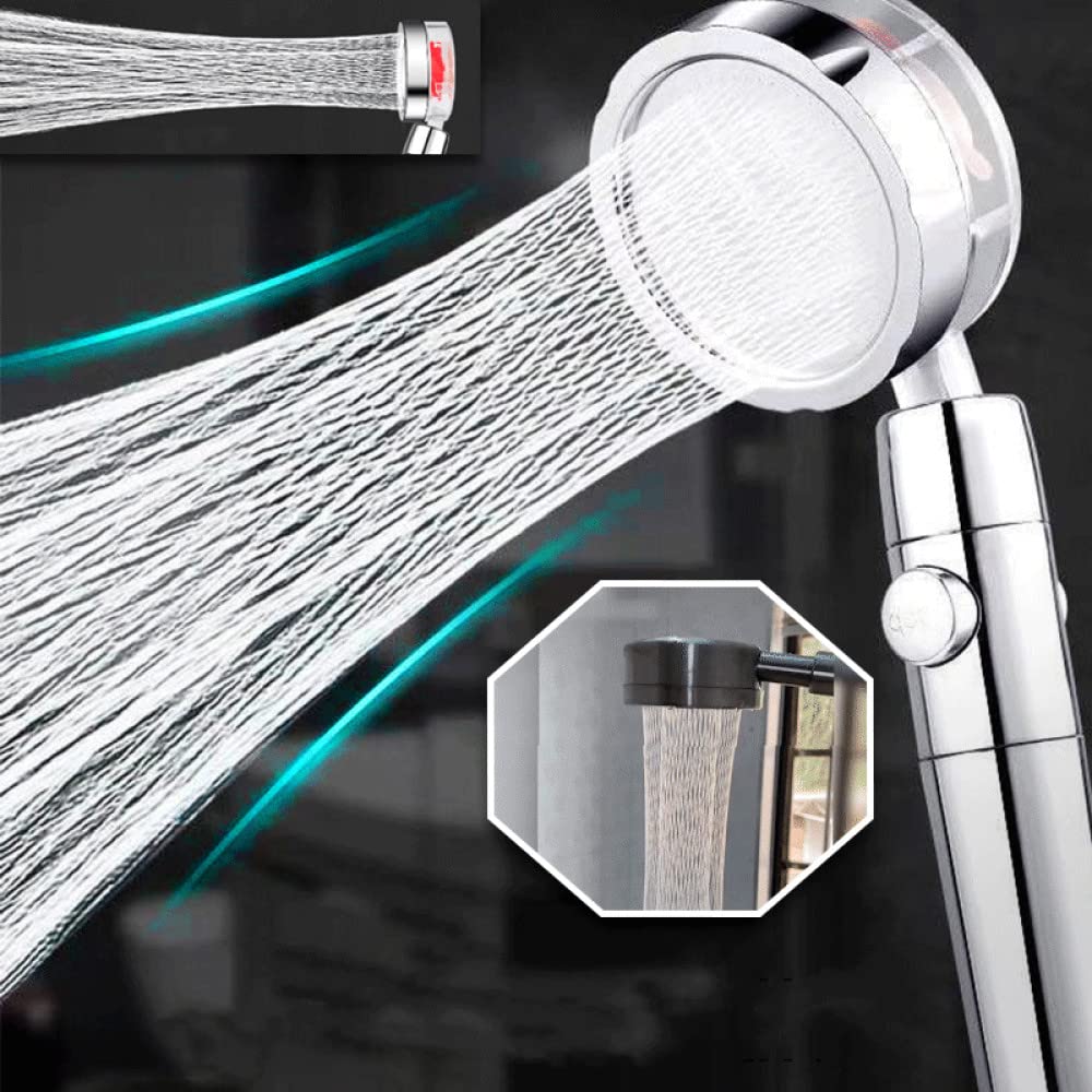 Ensemble de douche effet pluie rotatif pour une thalasso à la maison