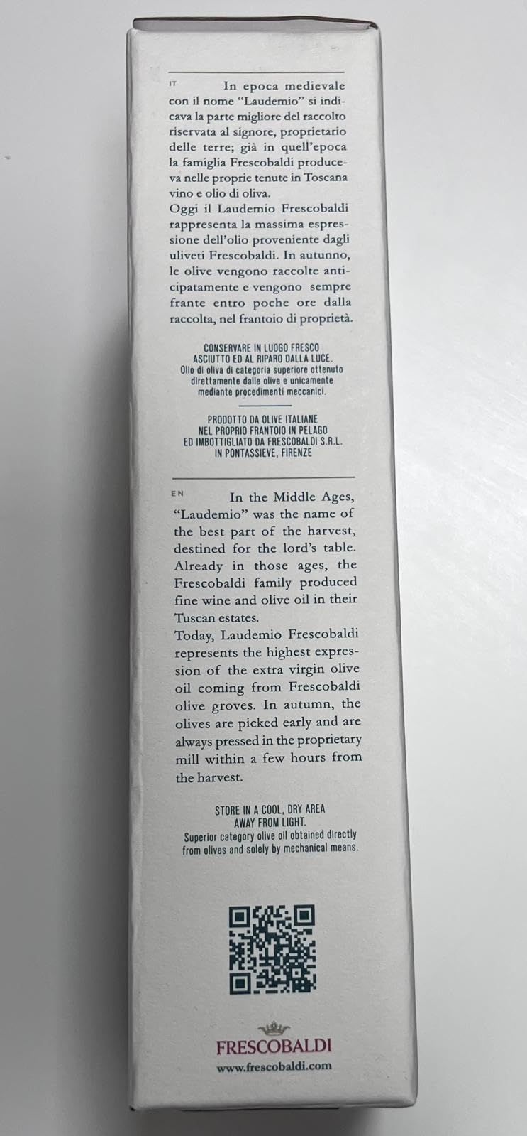 Laudemio Frescobaldi | Olio extravergine di oliva Coupage 500 ml - La massima espressione dell'olio italiano