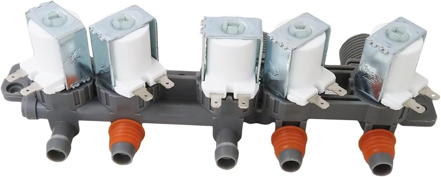 AJU73213301 Washer Water Inlet Valve Replacement Fit for LG Washers WT5070CW, WT5101HV, WT5101HV/00, WT5101HW, WT5101HW/00, WT5170HV, WT5170HW, Replace PS6448324, AJU75152603, AJU75152601