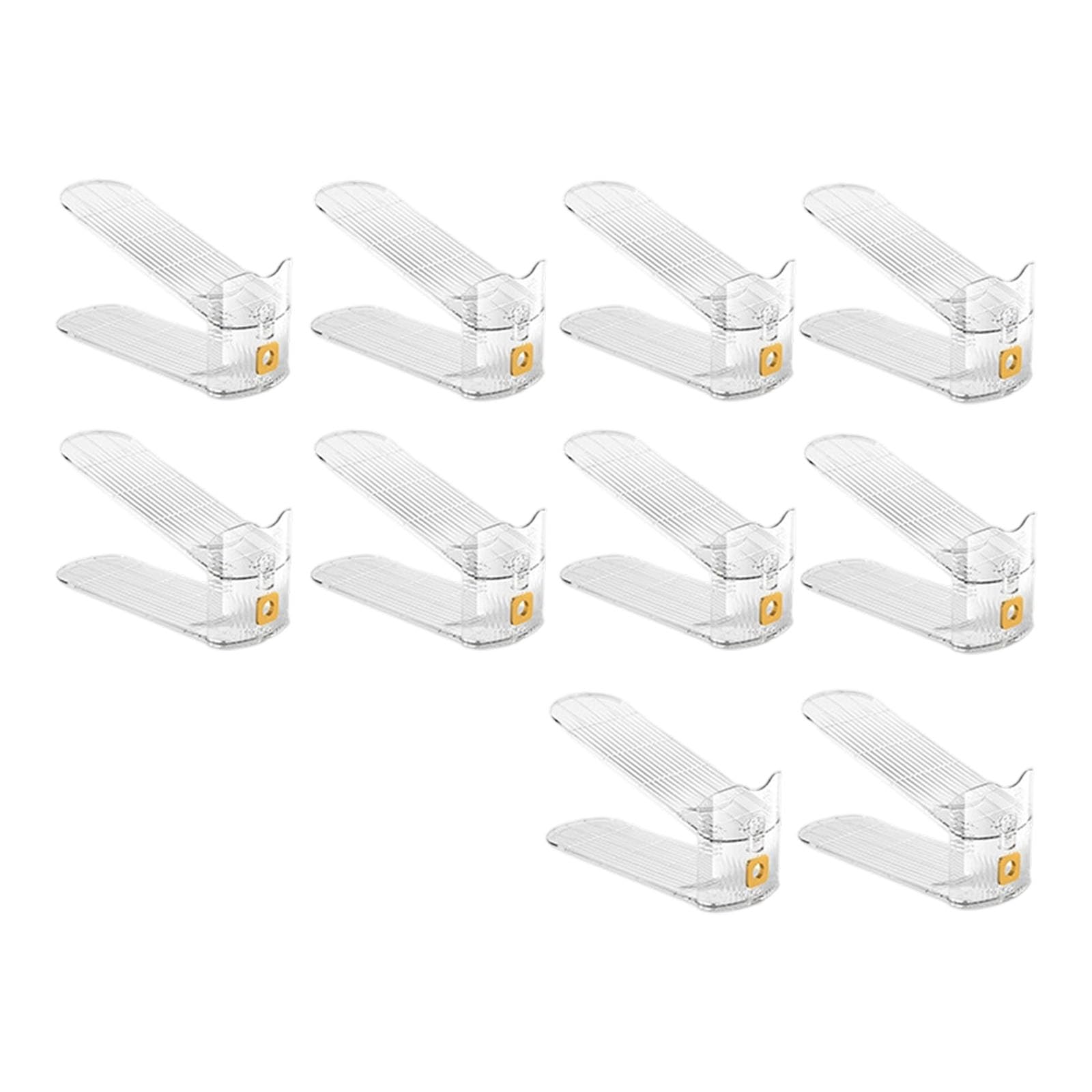 YWLUUOO Multiple Rank Shoe Inventory Storage Structure Flexible Structure Against Slip Face Easy to Contemporary Deck Modern Shoe Storage