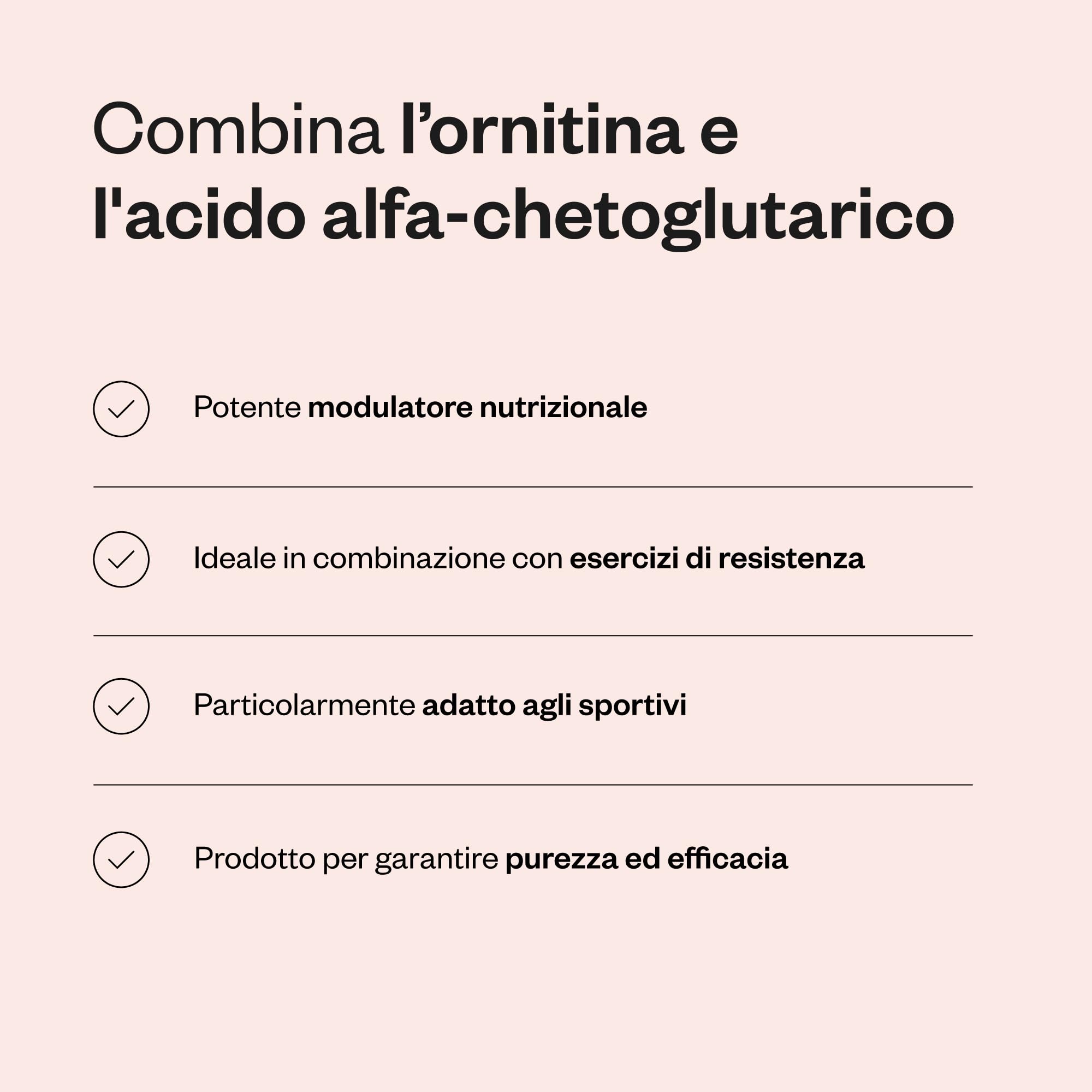 Ornitina alfa chetoglutarato (OKG) - Aumenta la produzione degli ormoni della crescita - Contribuisce alla sintesi proteica e all'aumento della massa muscolare - Vegano - SuperSmart