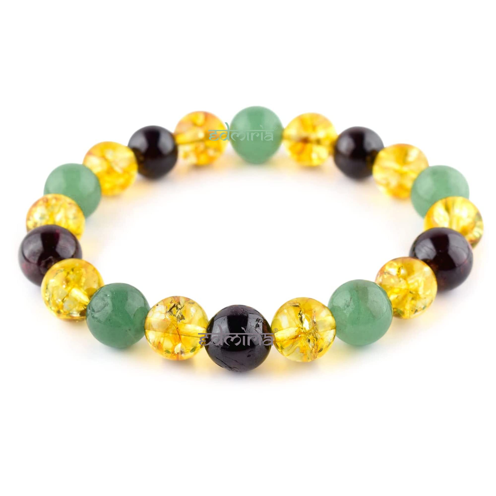 EDMIRIA Money Magnet Bracelet | Aventurine, Citrine, Tiger Eye, Amethyst, Pyrite, Garnet for Wealth, Income & Prosperity- Healing Natural Gemstone Reiki Bracelet for Men & Women (B0BPBY65JL) Amazon Price History, Amazon Price Tracker