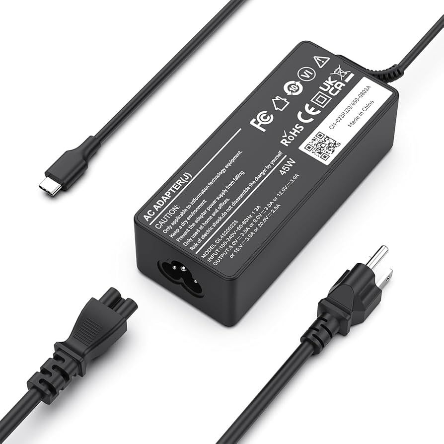 Amazon.com: 100 Pack USB C 45W Laptop Charger, Universal