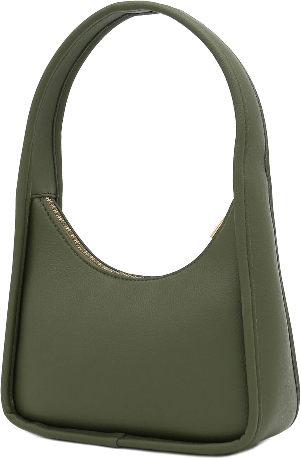 Small Curved Shoulder Bag Minimalist Underarm Crescent Handbag - Image 6