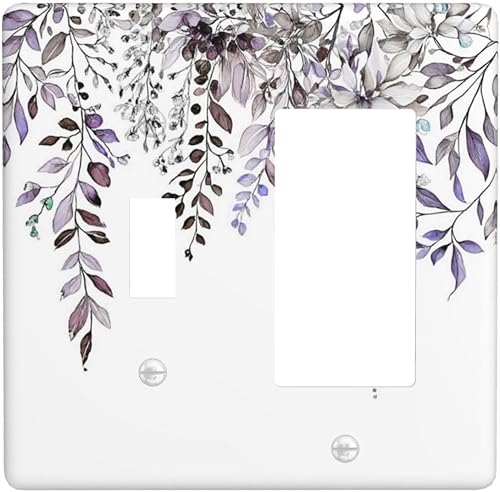 Miniatura 19 de Cubiertas de Interruptor de Luz de 1 Gang Medieval Abstracto Moderno Luna Estrellado Gran Ola Toggle Simple Placa de Pared Cubierta Decorativa de