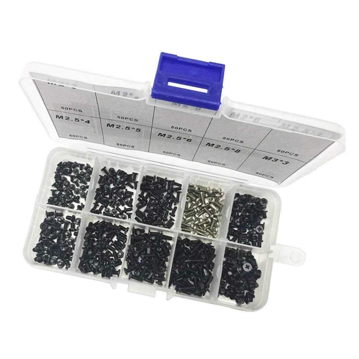 Viti autofilettanti in acciaio al carbonio rivestito in zinco bianco da