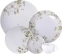 Aparelho de Jantar Tramontina Magnólia em Porcelana Decorada 20 Peças
