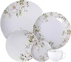 Aparelho de Jantar Tramontina Magnólia em Porcelana Decorada 20 Peças