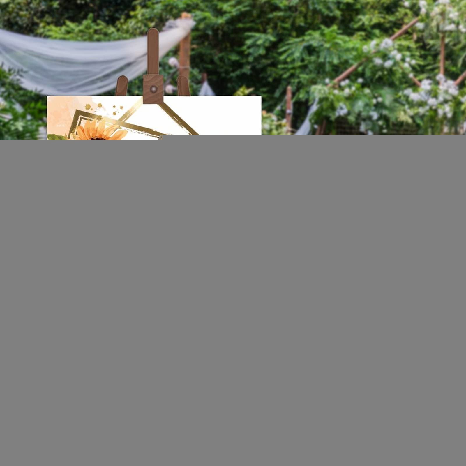 Panneau bienvenue mariage personnalisé résout accueil invités 50x76