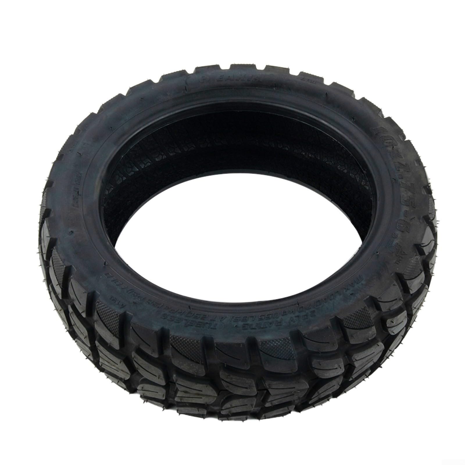 Pneu de scooter électrique 10 x 2.75-6.5 - Pneu tout-terrain sans chambre à air - Roue de rechange en caoutchouc noir - Pour usage privé - 25,4 cm - 70/65-6.5