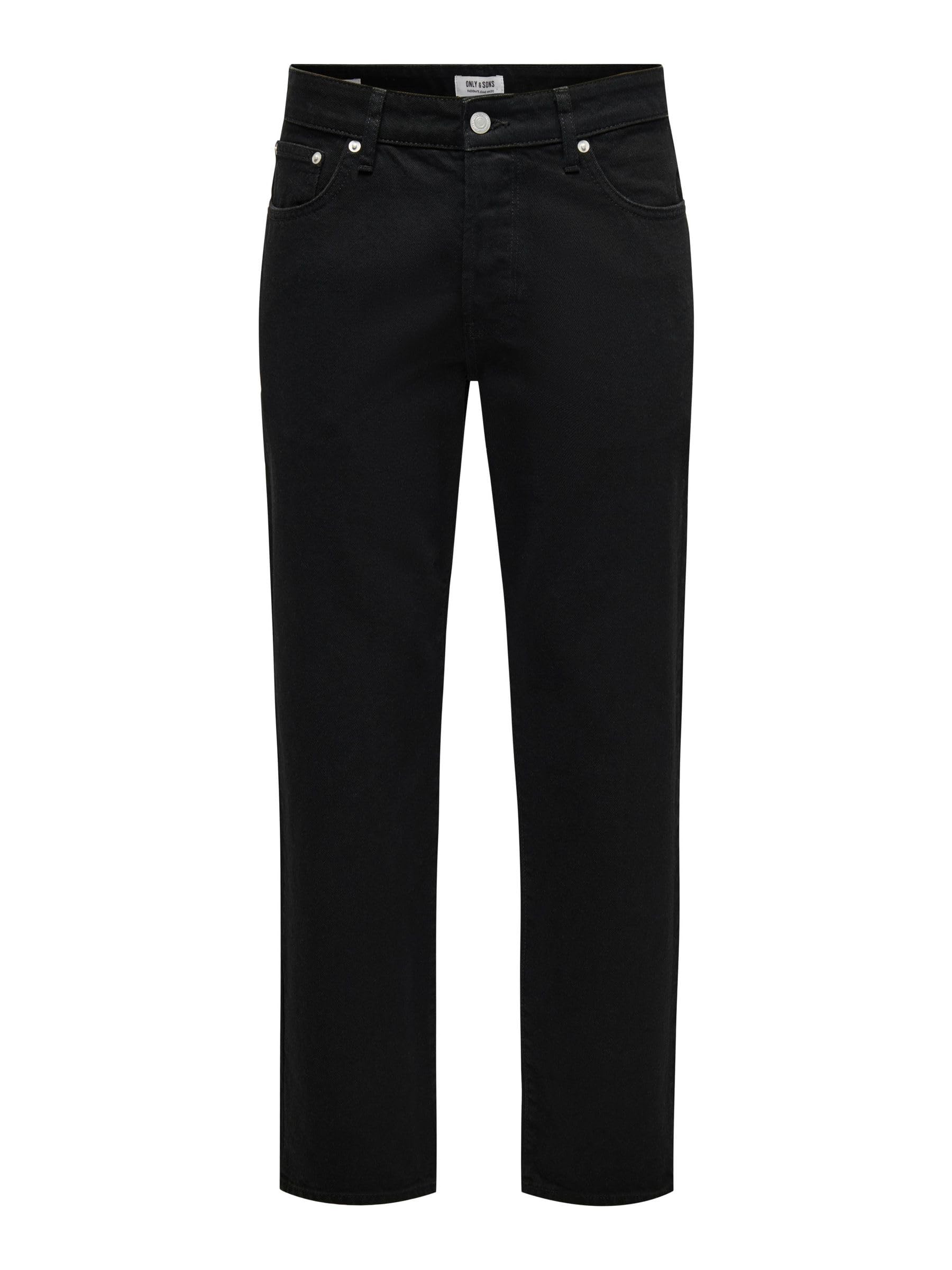 Only & Sons Male Normal geschnitten Jeans ONSEDGE Mittlere Taille Gerade geschnitten Jeans